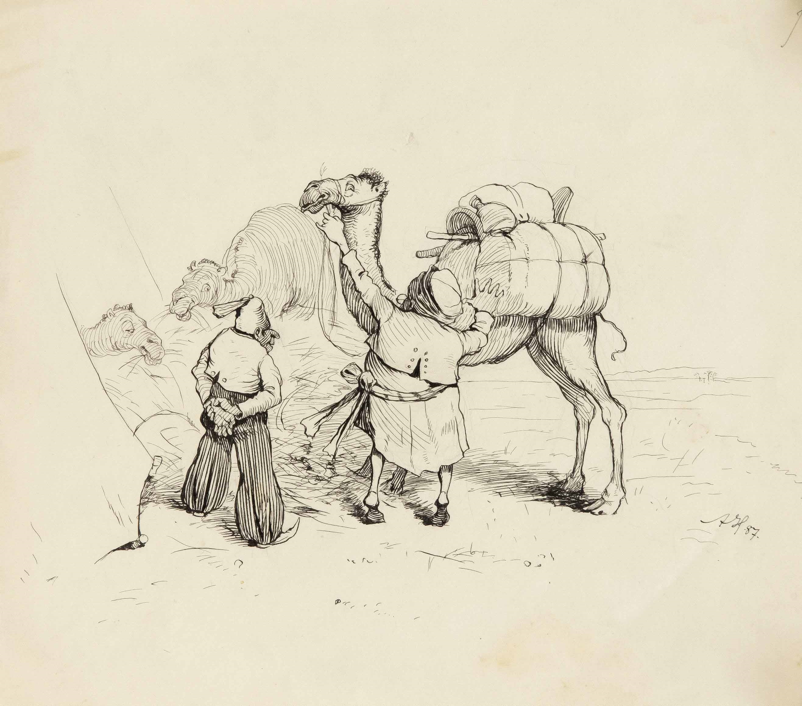 Artwork by Rudolf Grieß, Das Beste, Made of Zeichnungen