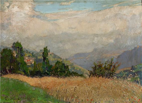 Paesaggio by Giulio Boetto, 1920