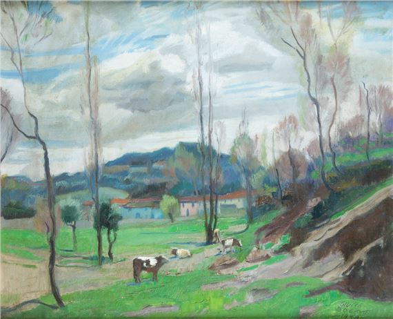 Paesaggio by Giulio Boetto, 1958
