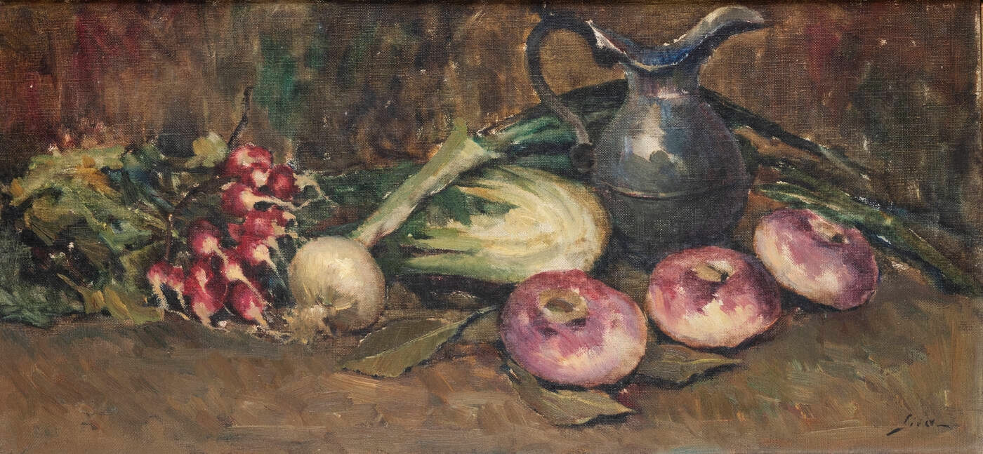 Artwork by Mario Lisa, Natura morta, Made of oil on canvas