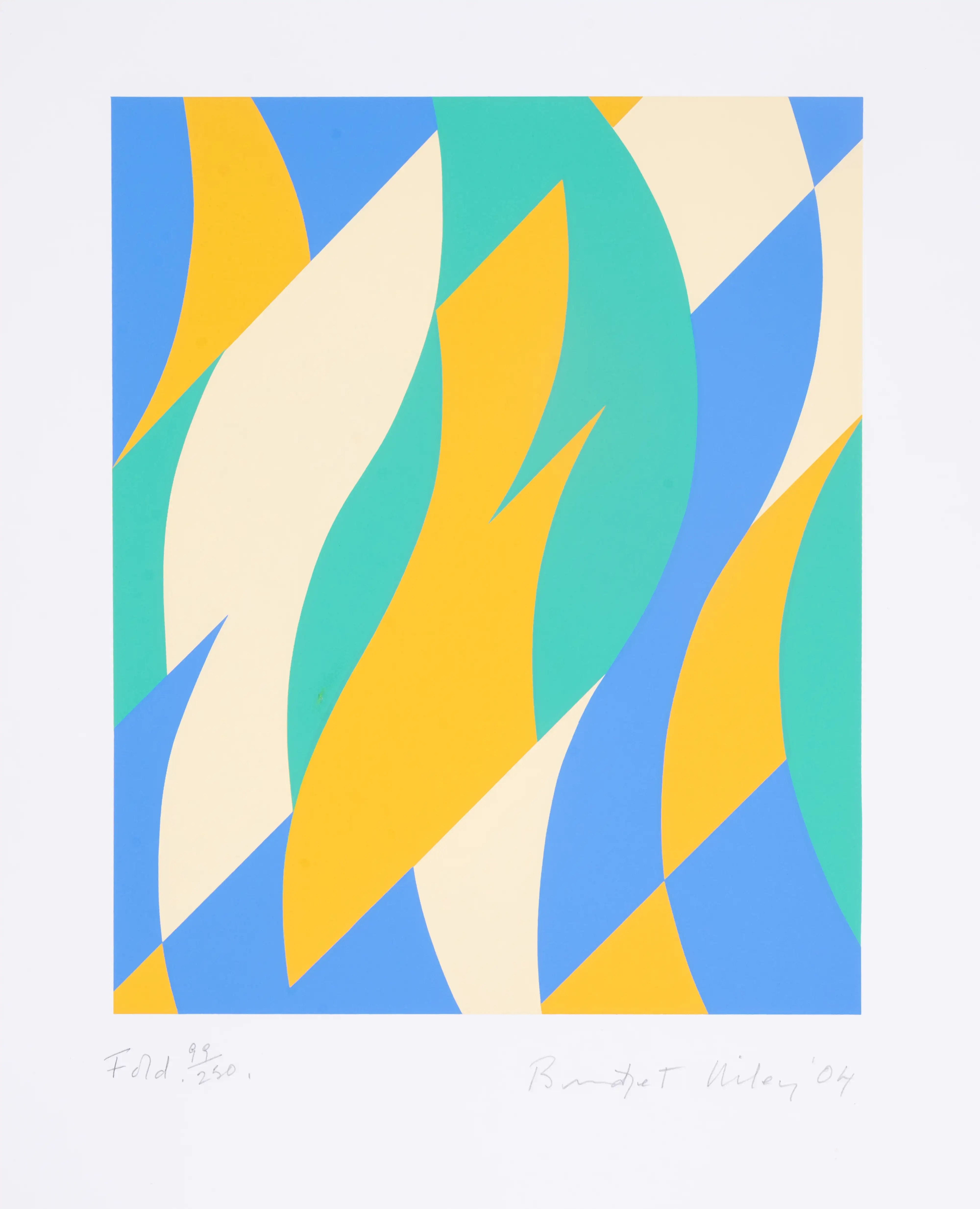 Bridget Riley | Fold (2004) | MutualArt