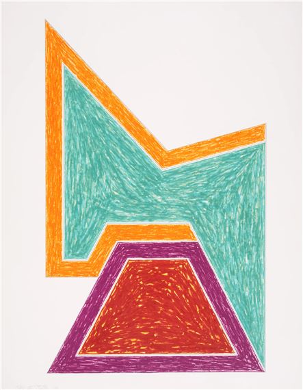 Wolfeboro, from Eccentric Polygons by Frank Stella, 1974