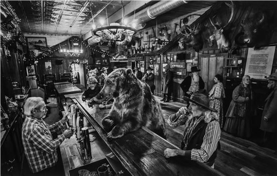 A Bear Walks Into A Bar by David Yarrow, 2016