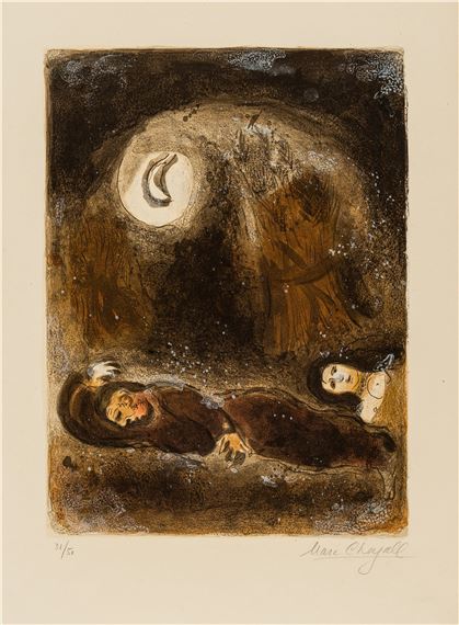 Ruth at the Feet of Boaz