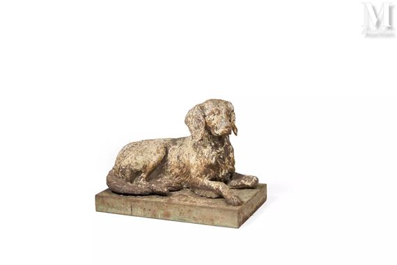 Chien couché - Jean-Jacques Ducel