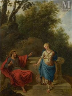 Le Christ et la samaritaine - Jacob Andries Beschey