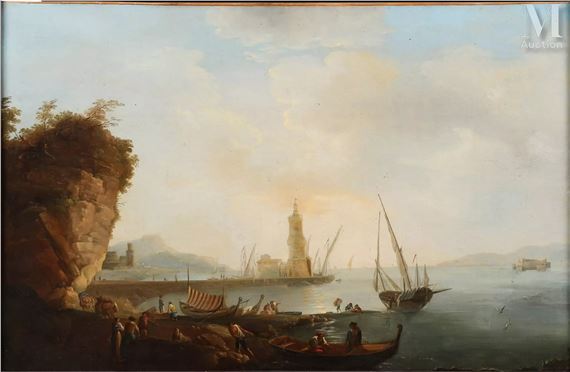 Carlo Bonavia | Le retour de la pêche (1840) | MutualArt