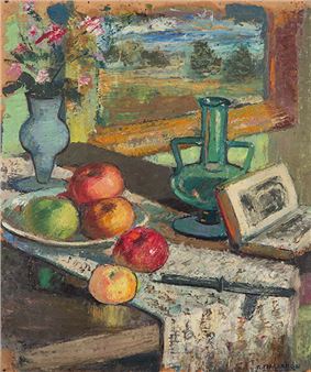 Naturaleza muerta con manzanas - Ricardo Macarrón