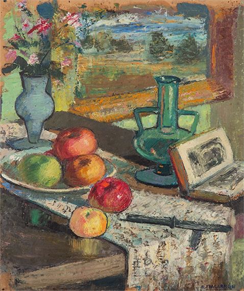 Naturaleza muerta con manzanas - Ricardo Macarrón