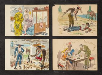 Viñetas cómicas - Rafael de Penagos