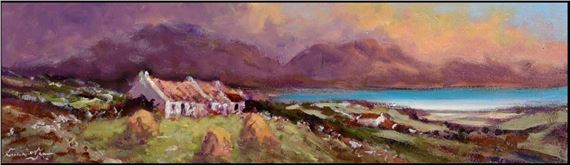 Connemara Farmstead, Co. Mayo by William Cunningham