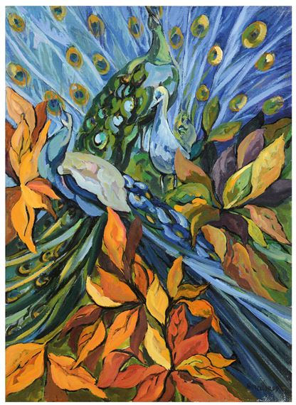 Peacocks by Aurelia Borruso, 1999