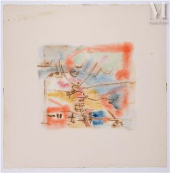 Oeuvre recto verso - Mohammed Khadda