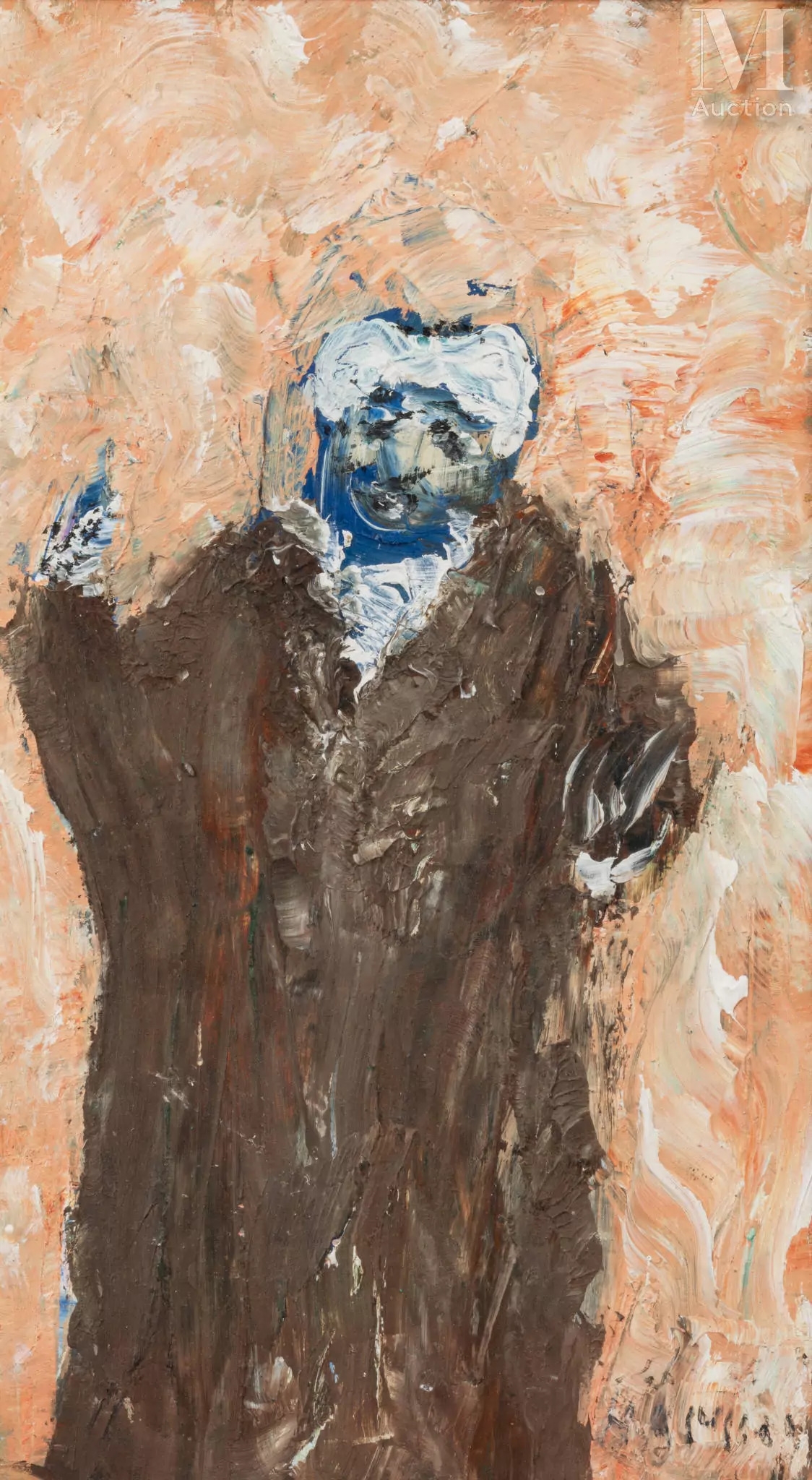 Mohamed Hamri | Homme au turban (2006) | MutualArt