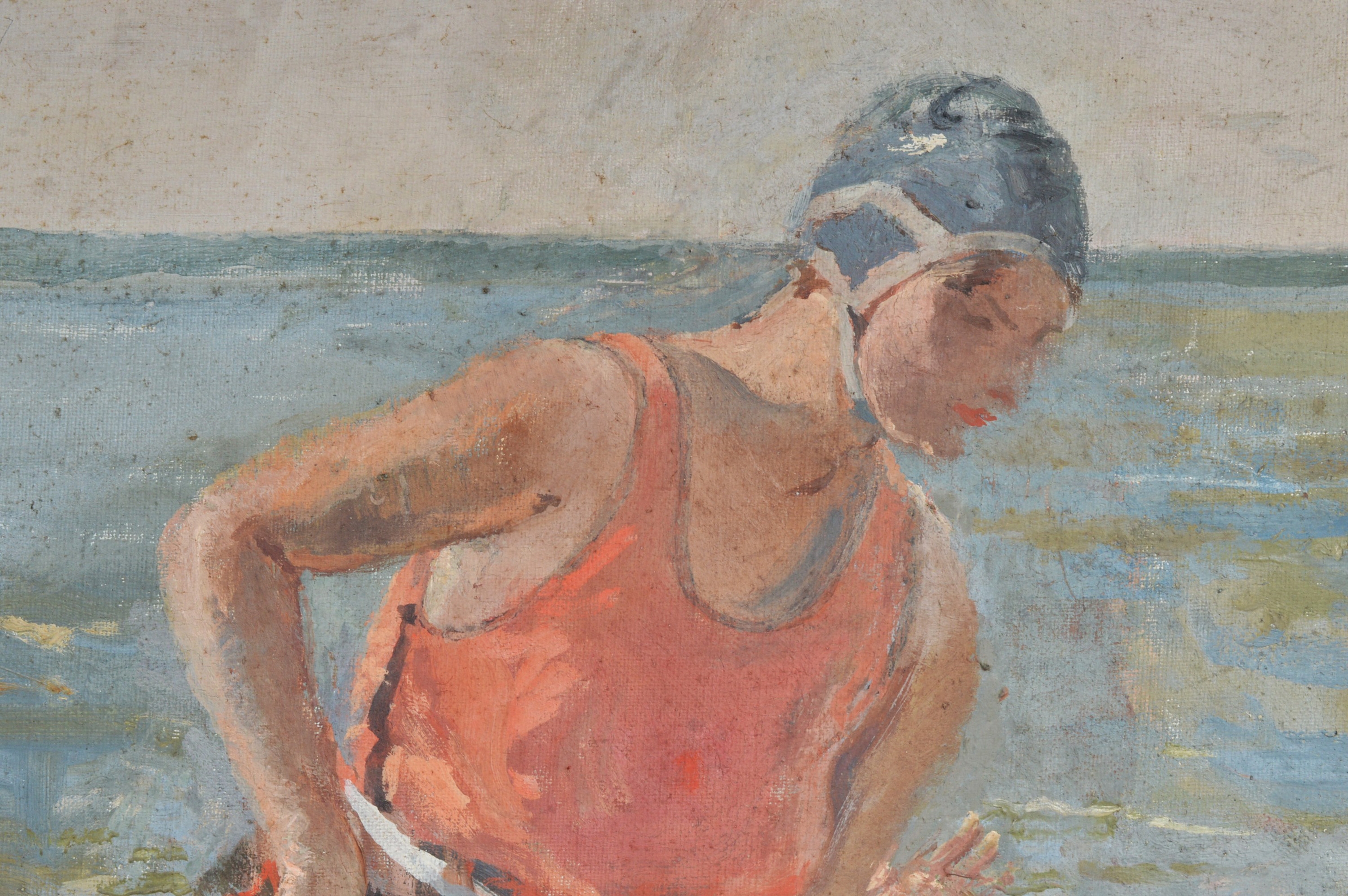 Rodney Joseph Burn | The Swimming Lesson | MutualArt