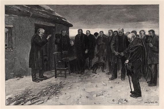 A Highland Funeral by Sir James Guthrie, 1883