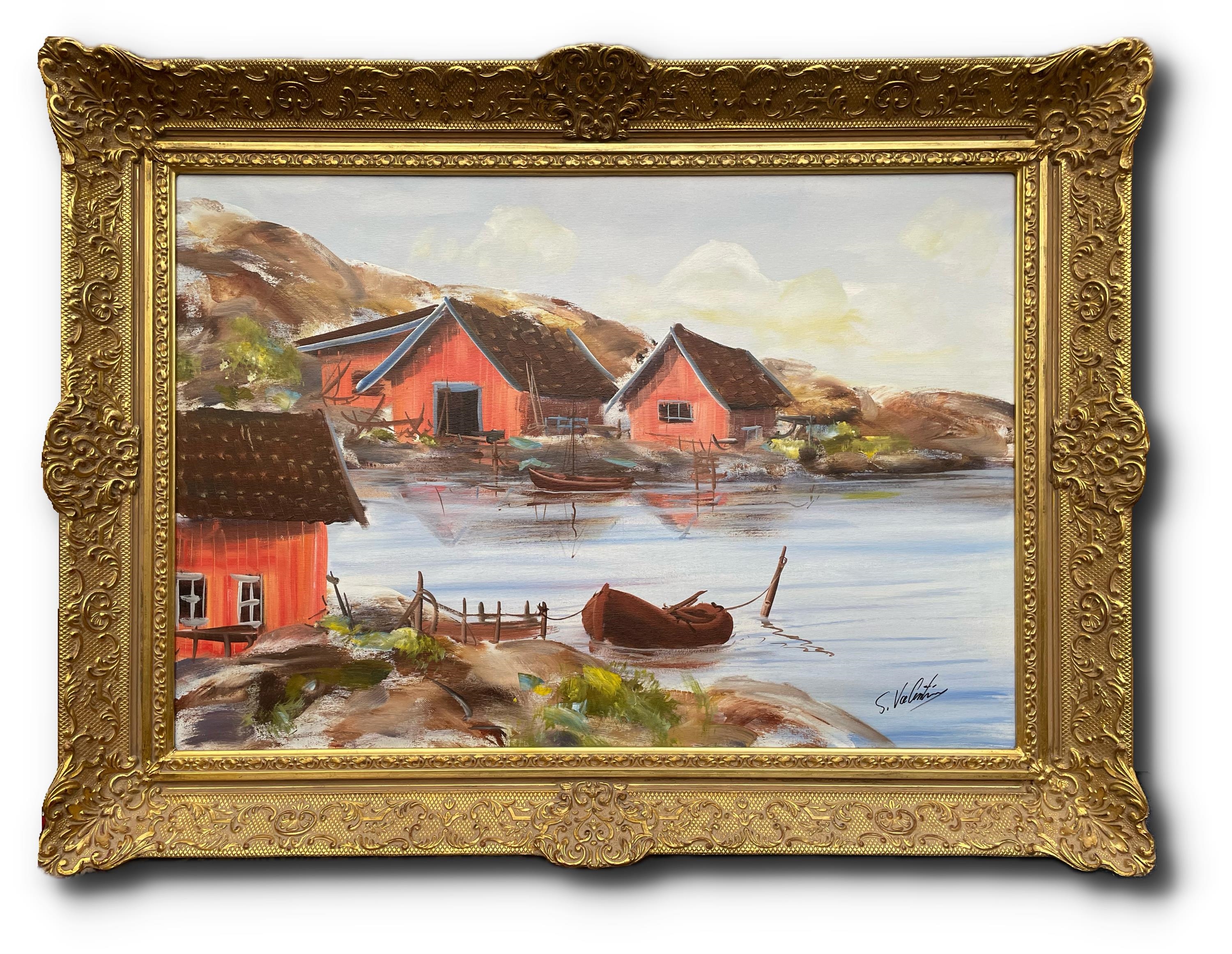 Artwork by Gunnar Valentin, 236. Rybářská osada