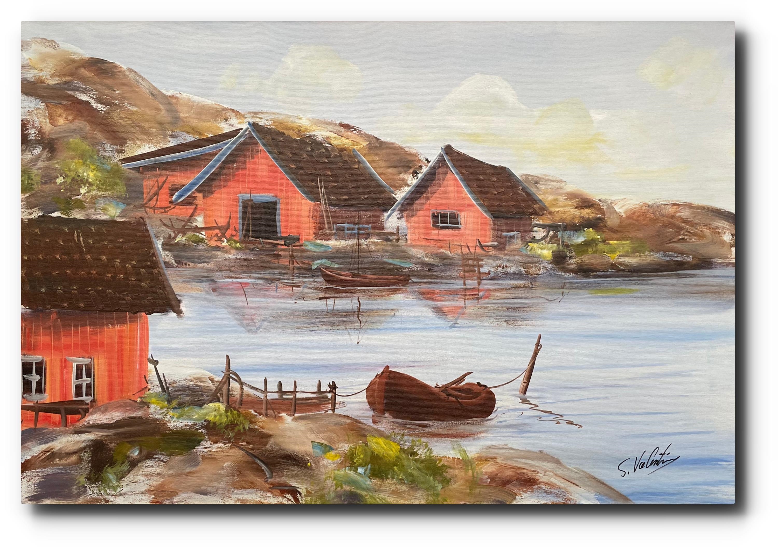 Artwork by Gunnar Valentin, 236. Rybářská osada