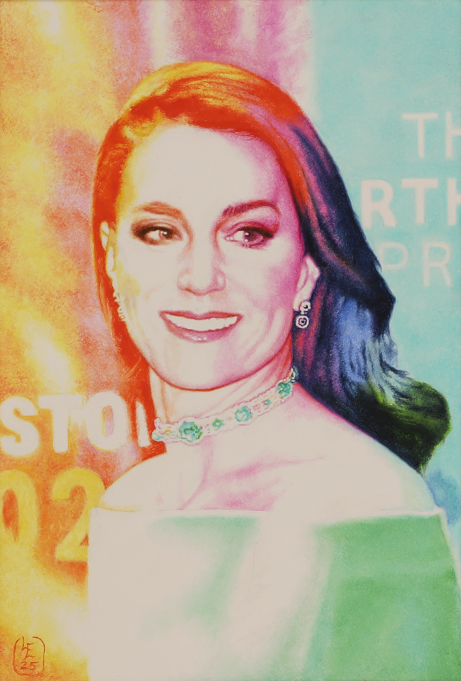 Artwork by Luci Eyers, Catherine II, Made of oil paintings