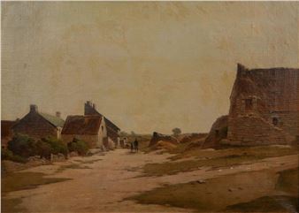 Village en été - Pierre Pignolat