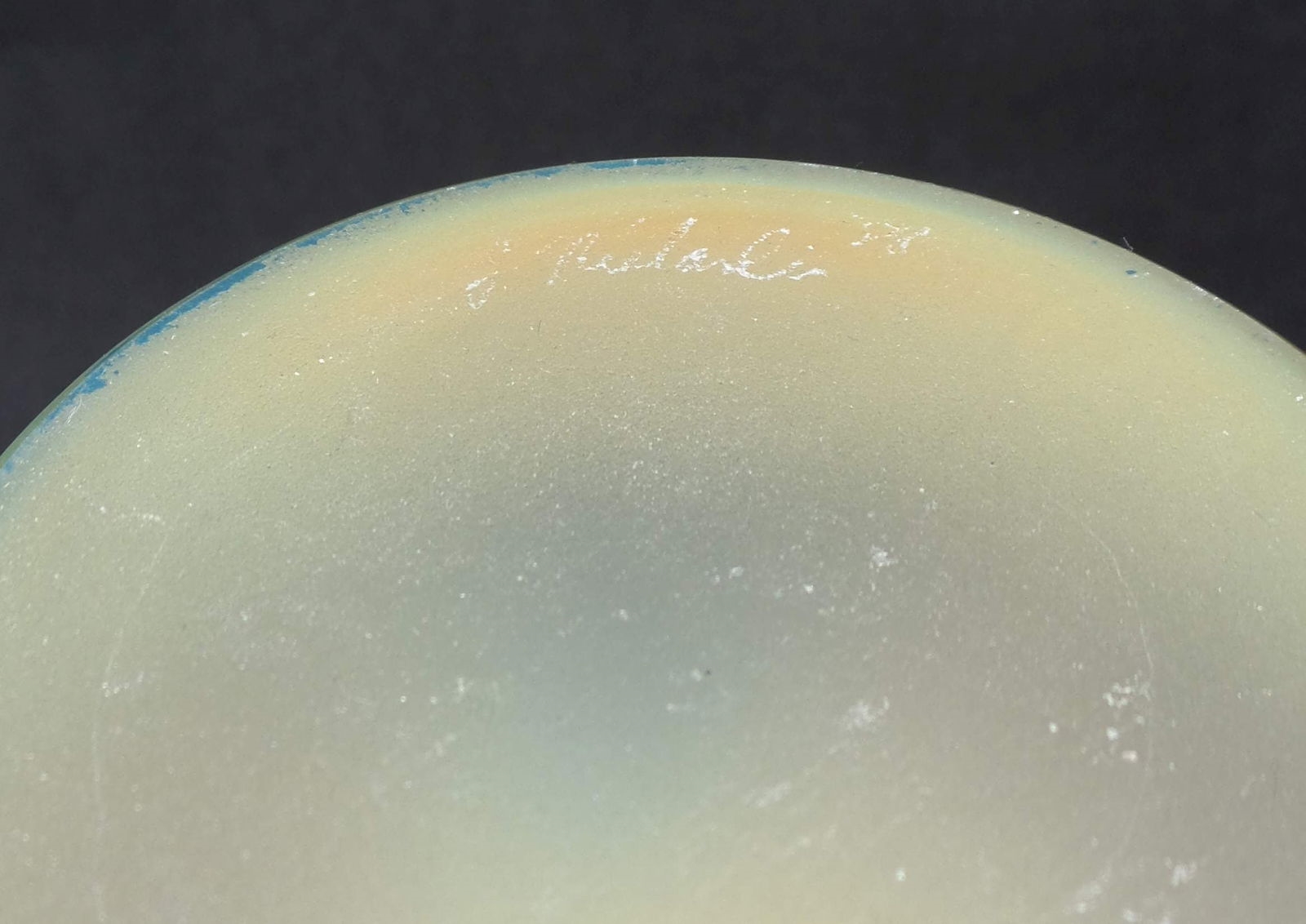 Artwork by Joseph Nielander, Very Unusual, Large & Heavy JOSEPH NIELANDER Mouthblown Art Glass Vase