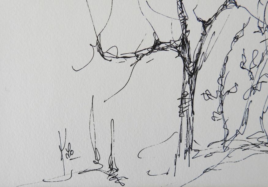 Artwork by Claude Collas, Claude COLLAS dit KAO - XXeme - Fish. Print. Signed in graph - Lot 144, Made of Print