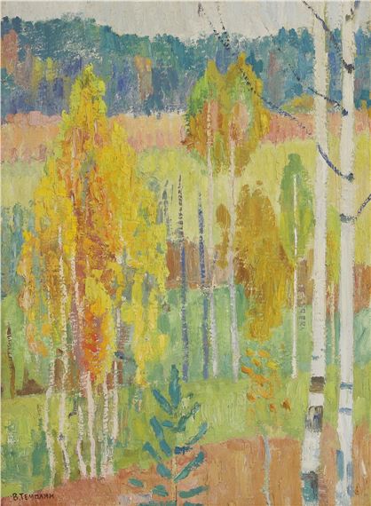 Autumn forest by Viktor Templin