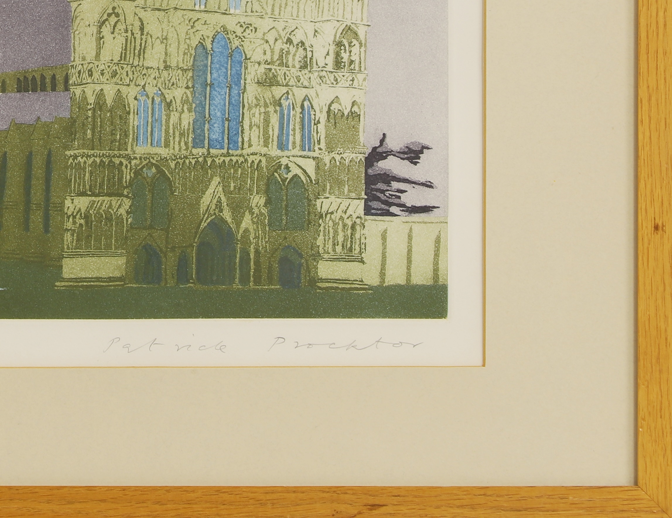 Artwork by Patrick Procktor, Sarum, Made of etching and aquatint in colours