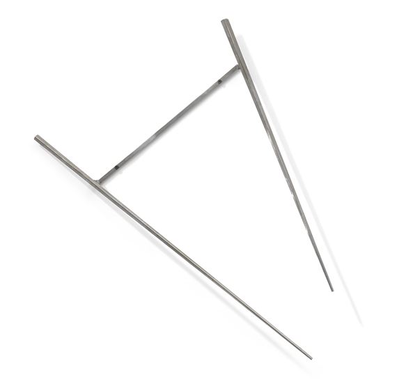 George Rickey | Unstable Triangle Wall (1980) | MutualArt