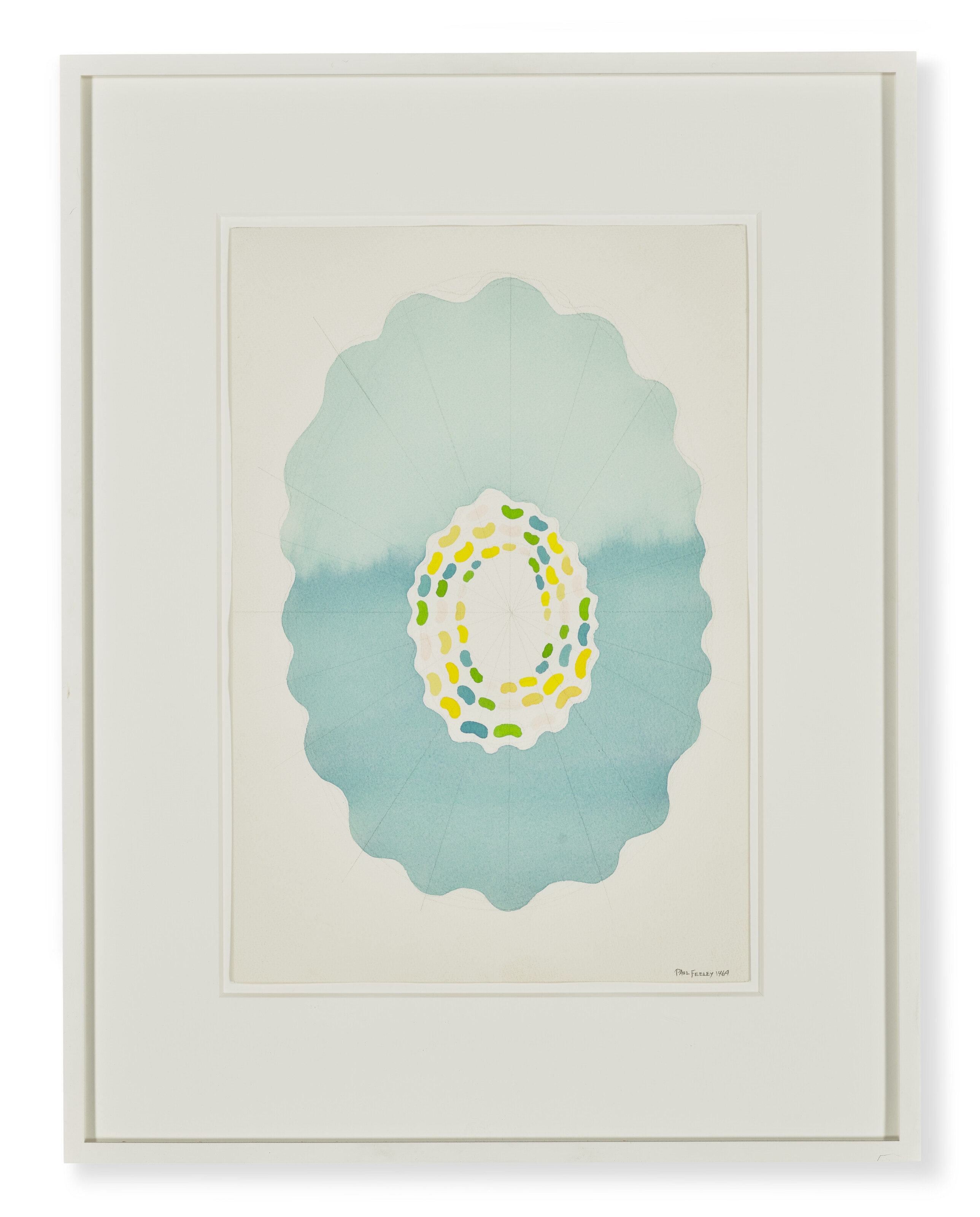 Artwork by Paul Feeley, Untitled, Made of Watercolor and graphite on paper