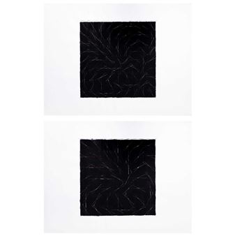 Ohne Titel (kreuzende Balken - Susan Derges