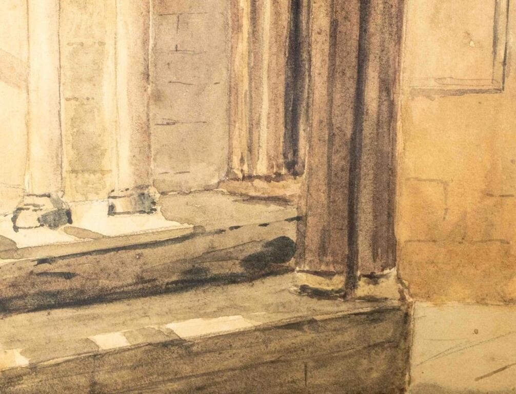 Artwork by H.s.w. (english, Xix-xx), Prior's Gate, Made of Watercolor on Paper