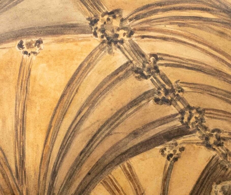 Artwork by H.s.w. (english, Xix-xx), Prior's Gate, Made of Watercolor on Paper