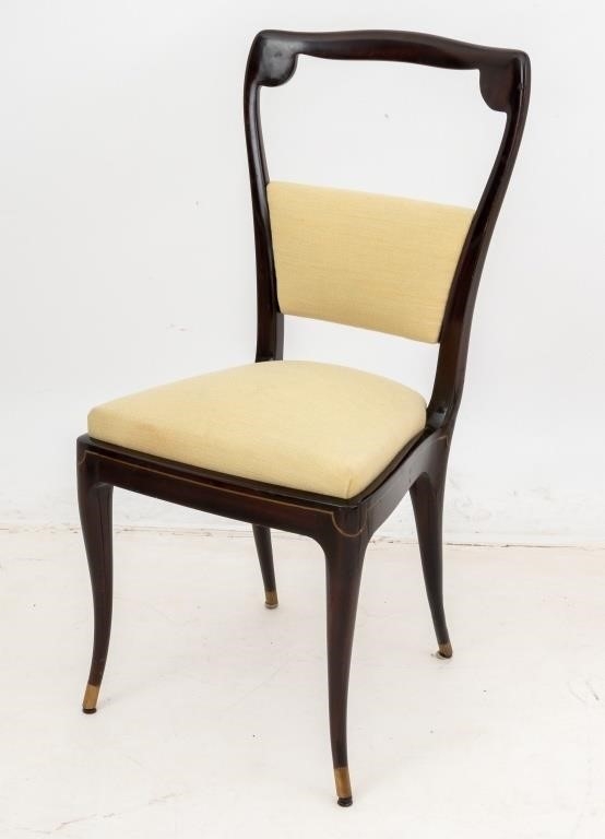 Paolo Buffa | Paolo Buffa Style Ebonized Dining Chairs, 4 (1940s ...
