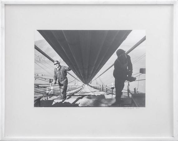Peter Stackpole | Golden Gate Bridge Workers (1936) | MutualArt