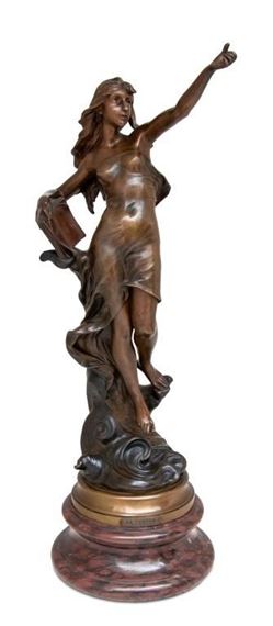 La Pensee by Jean-Baptiste Germain, late 19th century