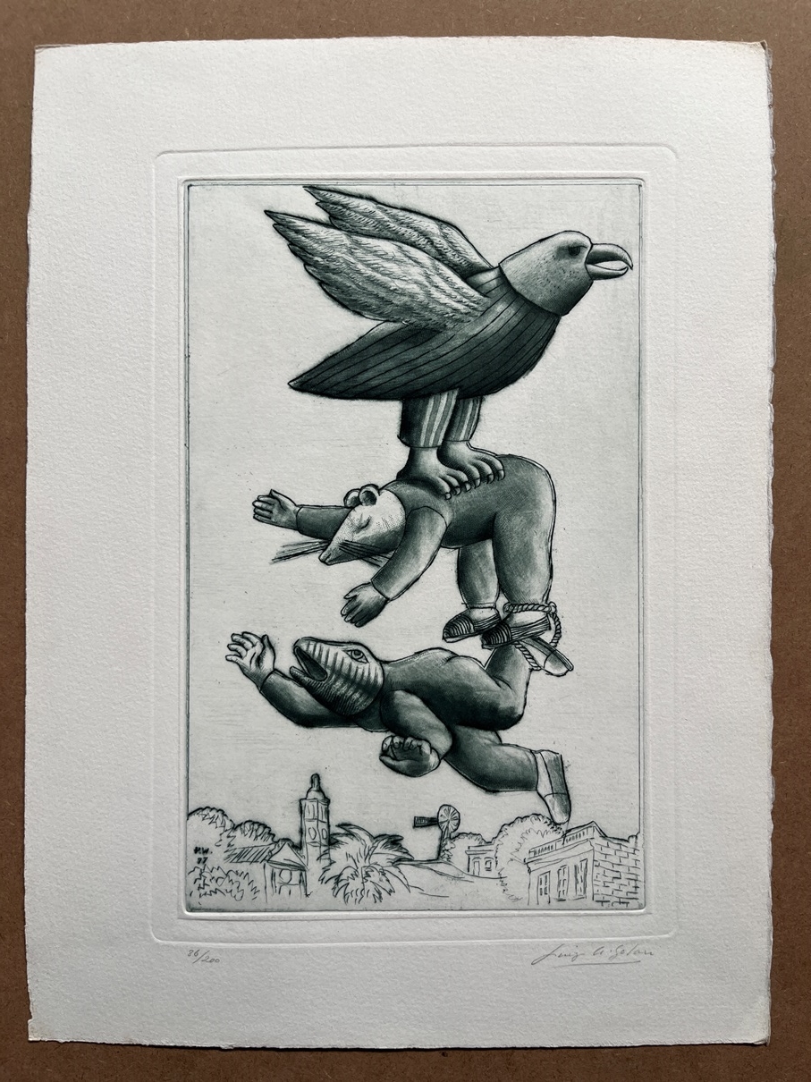 Luis Solari | El raton y la rana | MutualArt
