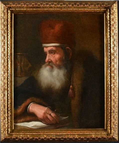 Rembrandt van Rijn | Old Man with Red Hat (1643) | MutualArt