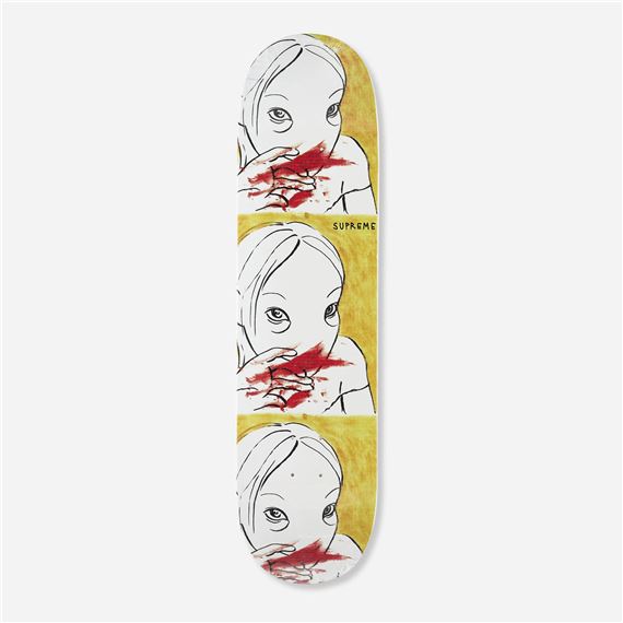 Nose Bleed skate deck - Rita Ackermann