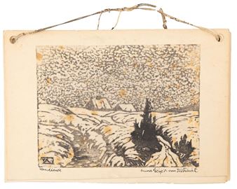 Diverse landschappen, samengebonden met touw - Anna Geijer von Zitzewitz