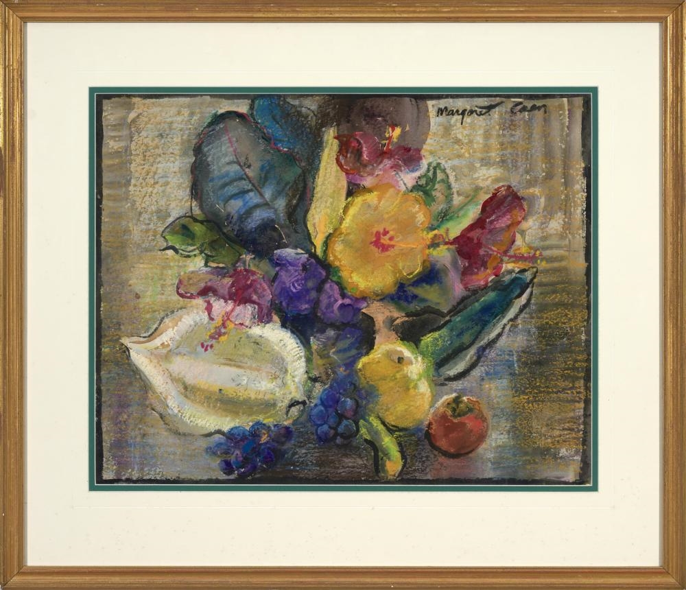 Artwork by Margaret Coen, Untitled (Floral Still Life, Made of watercolour and pastel