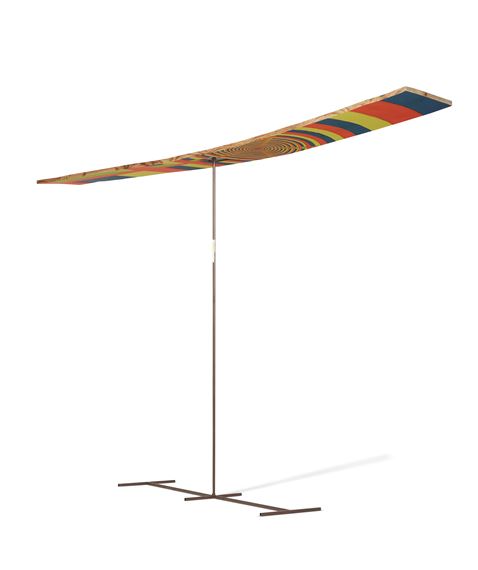 Wildly Painted Warped Lumber #2 - Evan Holloway