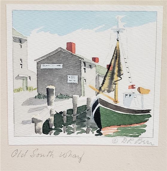 Doris Riker Beer | “Old South Wharf” | MutualArt