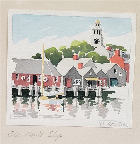 Doris Riker Beer | “Old North Slip” | MutualArt