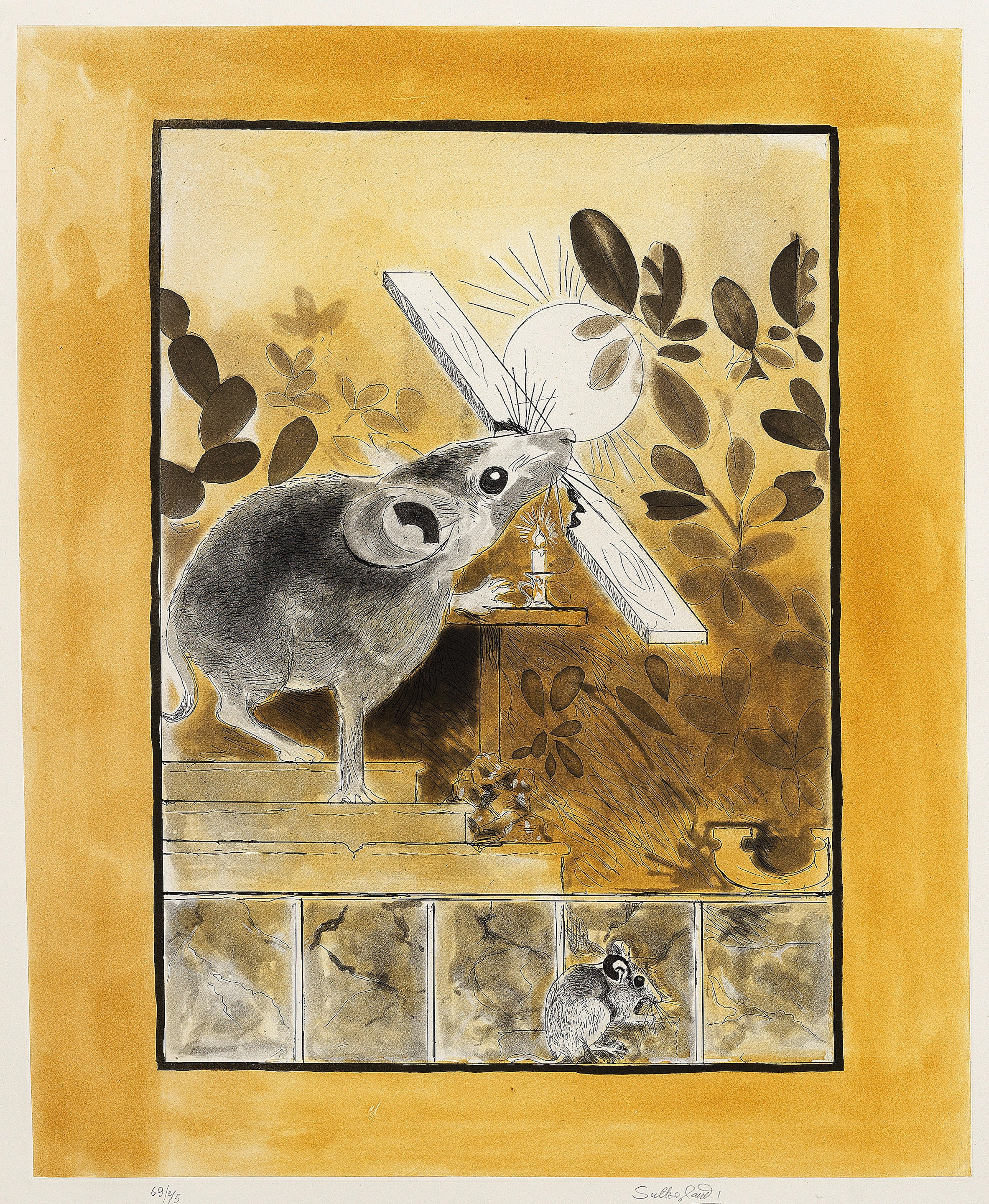 Graham Sutherland | The Mouse, from The Bestiary or the Procession of ...