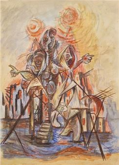 Surrealist composition - Hella Guth