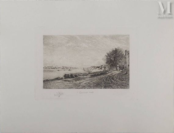 Paris: Quai de Bercy in December - Jean Baptiste Antoine Guillemet