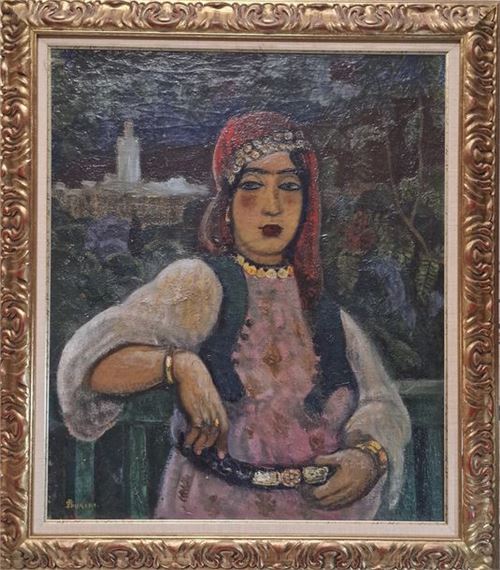 Woman at the Minaret by André Suréda, 1920