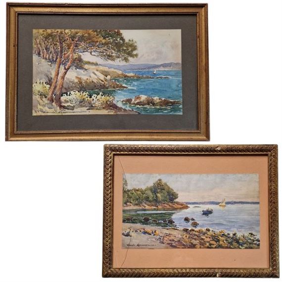 Vue des îles de Lérins - Cannes TWO - Louis German