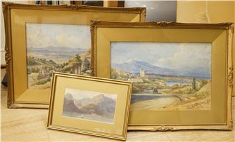 Continental views to include Lake Como - Louis Laurent Raze